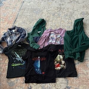 Bundle of boys tops